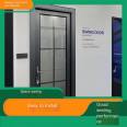 Convenient installation of exterior left platinum doors and windows, customized production of bathroom swing doors