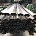 Stainless steel pipe 201/304 round pipe decorative welded pipe 316L color plating processing