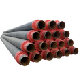 Xinbo Ju Direct Buried Steel Sleeve Steel Insulation Pipe, Large Diameter Polyurethane Steam Insulation Pipe, Grade A Fire and Corrosion Protection