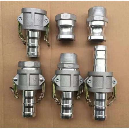 304 stainless steel quick connector F-type with flange adapter circular flange male end flange with female end female head C