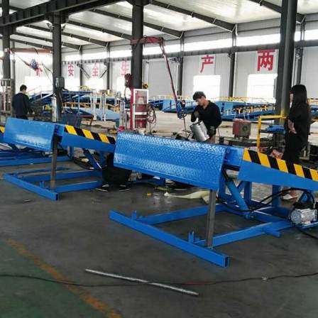 Lu Xin Forklift Electric Loading and Unloading Lifting Platform DCQG-8 Logistics Freight Terminal Fixed Hydraulic Loading Bridge