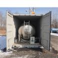 Jet fuel storage tank 304 stainless steel 8T box type Storage tank oil tank trailer