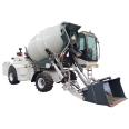 Cement mixer, diesel vertical self-propelled flat mouth mixer, automatic concrete loading and mixing equipment