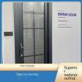 Platinum Zun door, right aluminum alloy side hung door outside the window, manufacturer's variety of styles to save space