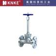 Imported flange low-temperature long shaft globe valve, American KNKE brand