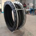 Flange type flexible rubber flexible joint compensator Hongwei 304 stainless steel reinforced ring pipeline soft connection