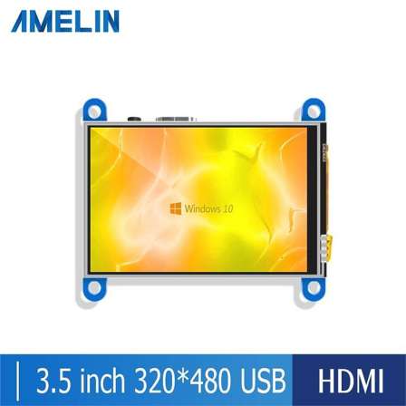3.5-inch TFT resistive touch screen HDMI LCD module DIY raspberry pie display LCD color display screen