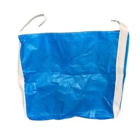 Ton bag with large binding mouth, blue sling, thickened waterproof and wear-resistant packaging, scrub sand packaging bag