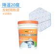 Reflective thermal insulation coating for roof, reflective cooling, thermal insulation, and waterproof coating for external wall insulation of tank