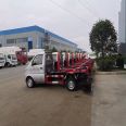 The Chang'an 3-way hook arm garbage truck is convenient for transportation and can operate multiple containers flexibly