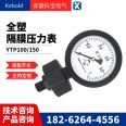 Quick fitting stainless steel sanitary diaphragm pressure gauge YN100BF-MC 0.6MPA material 316