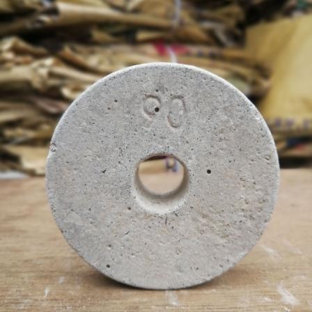 Woodworking concrete cushion blocks for construction sites, circular cake shaped plum blossom shaped cement cushion blocks