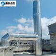 Industrial equipment and air duct exhaust emissions from Zhongke Taiyue Chemical, Incineration, and Double layer Stainless Steel Chimney Plant