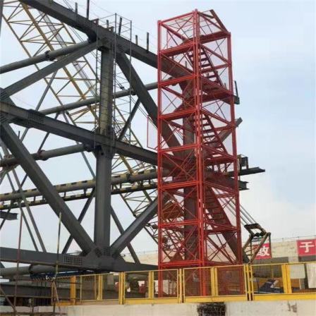 Manufacturer's spot bridge pier construction with circular safety ladder combination construction flat cover beam model 4 * 2 * 2