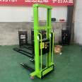 Automatic height stacker forklift reinforced semi electric 1 ton 2 ton hydraulic height stacker