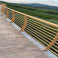 River bridge anti-collision railing, stainless steel composite pipe guardrail column, wear-resistant and corrosion-resistant