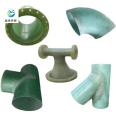 Fiberglass elbow, four-way flange, butterfly valve, air valve, three-way inspection well, circular area, variable diameter pipe fittings