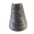 Conical coil factory processing stainless steel head coil wing height, drawing and sample customization