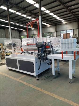 Stable operation of paper cutting packaging machine and rewinding machine, and high level of automation