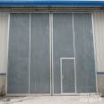 Color steel plate industrial flat door, manual and electric opening, good insulation and timely delivery