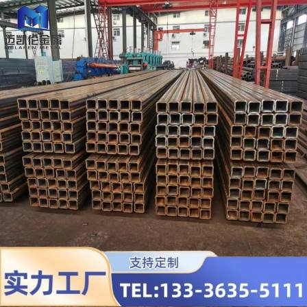 Q235B galvanized square tube, specifications 15 * 15-100 * 100, can be processed, galvanized, and shipped at factory price