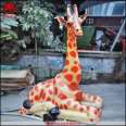 Large Giraffe Sculpture Model 345 meters Animal Glass Fiber Reinforced Plastic Decoration Park Real Estate Resin Meichen Customization