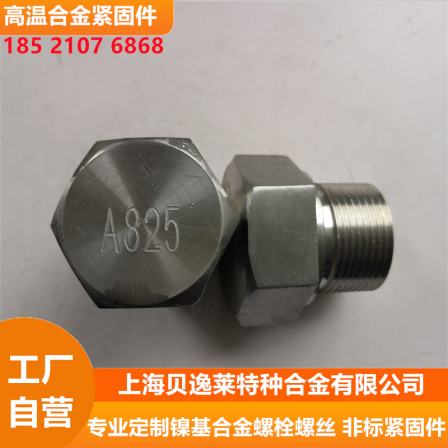 Internal and external hexagonal bolts Incoloy825 screw nickel based high-temperature alloy corrosion-resistant Incoloy825 nickel alloy