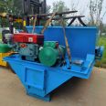 Tractive canal paver U-shaped hydraulic canal sliding formwork machine Trench lining canal machine