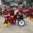 The fully automatic self-propelled corn straw harvester is easy to operate