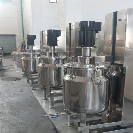 Stainless steel reaction kettle inner coil chemical reaction equipment electric heating series has good sealing performance