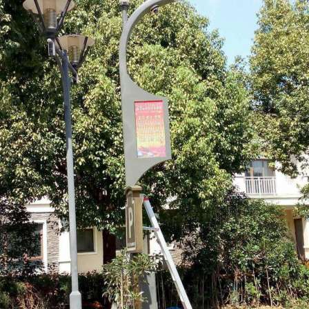 Longfa Outdoor LED Pole Screen Smart Street Light Traffic F-type Guidance Electronic Screen