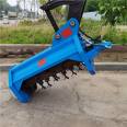 Zhongzhi ZJ-75 excavator lawn mower pulverizer lawn cleaning