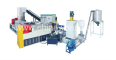 Plastic granulation production line with water film (fully automatic) Film recycling granulation production line