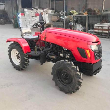 Agricultural medium-sized four cylinder four-wheel drive tractor, multifunctional horsepower, all four wheel tractor, agricultural greenhouse king 554 tractor