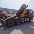 Shaanxi Automobile Delong Tractor Truck mounted Crane Weichai 460 horsepower Hongchang Tianma folding arm 35 ton 9-section boom crane