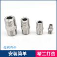 304 stainless steel outer wire joint double head direct double head outer tooth direct short connection straight through wire to wire diameter reduction