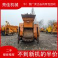 Second-hand mixing pump, concrete mixing pump, stable construction performance, easy and easy transportation of 300 meters