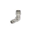 CNC CNC lathe machining 26.5GHz SMA (male female) RF adapter Right angle adapter