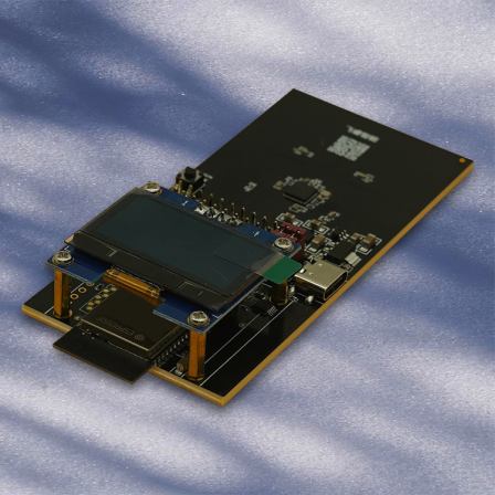 Wireless positioning system chip, smart park ranging sensor UWB tag development board, wireless ranging module