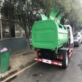 Dongfeng Xiaokang 3-way carriage detachable hook arm garbage truck with blue license plate can enter the underground garage, with one vehicle equipped with multiple containers