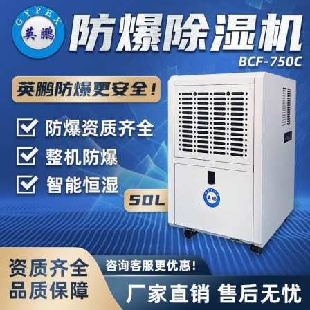 Yingpeng Explosion proof Dehumidifier Industrial Dehumidifier 50L/day BCF-750C