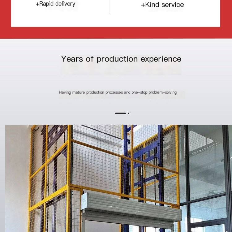 Wu'an Freight Elevator Wu'an Elevating Freight Elevator Engineering Elevating Platform