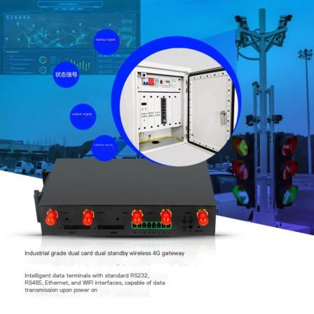 4G industrial router APN card data collection and transmission Modbus full network communication 5-port routing RTU to TCP