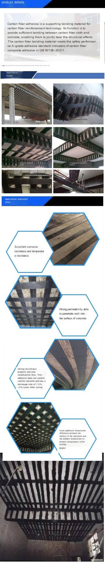 Structural repair material for cracking of bridge deck columns: Hongsheng Ruida concrete crack repair adhesive