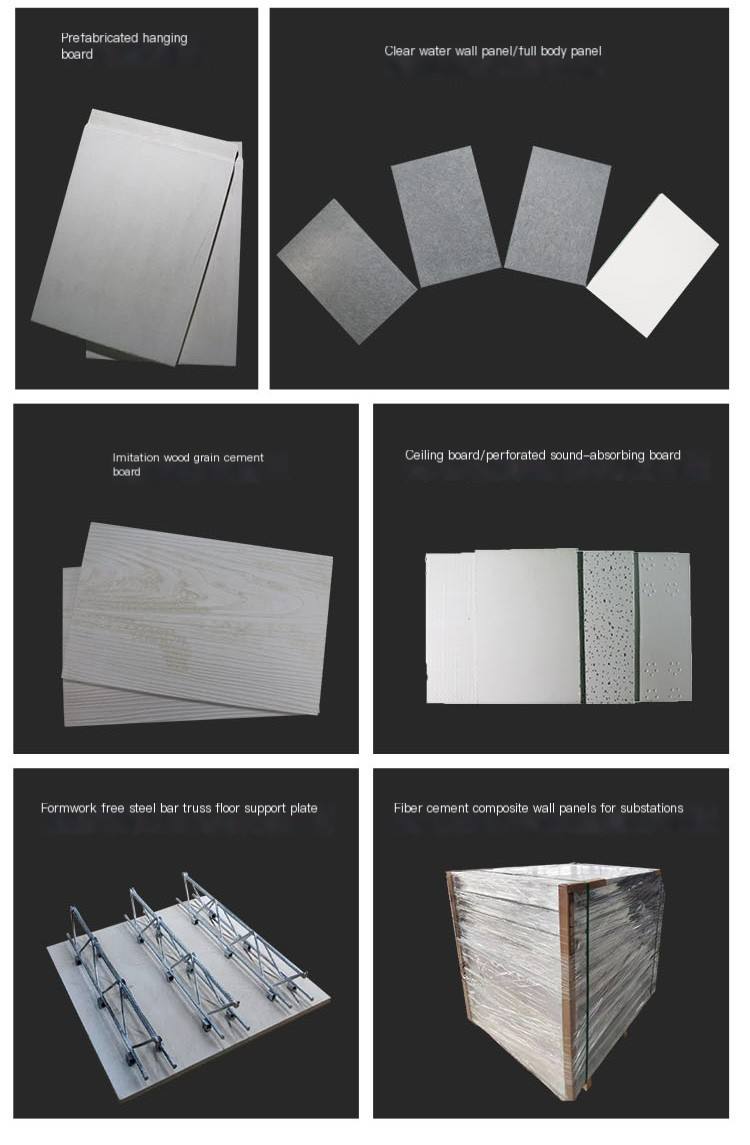 Lutai external wall hanging board Prefabricated building wall decoration dry hanging fiber cement board