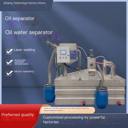 Food waste treatment equipment degreasing automatic oil-water separator laser welding finished product oil separator
