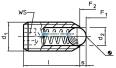 Germany HALDER Wuquan positioning ball 22030 imported ball spring pin GN615.3 ball head plunger