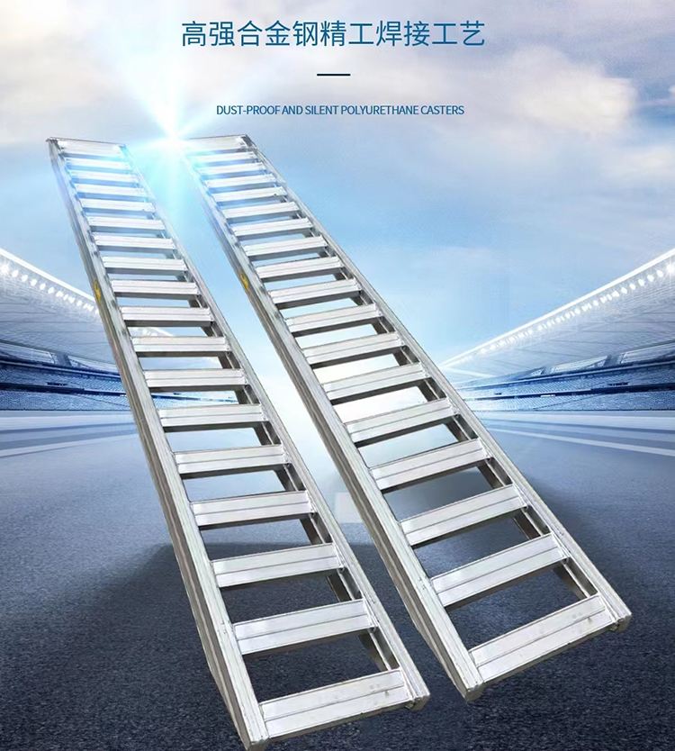 Roller anti slip ladder 3.8-meter boarding and alighting platform factory actual price shipped on demand