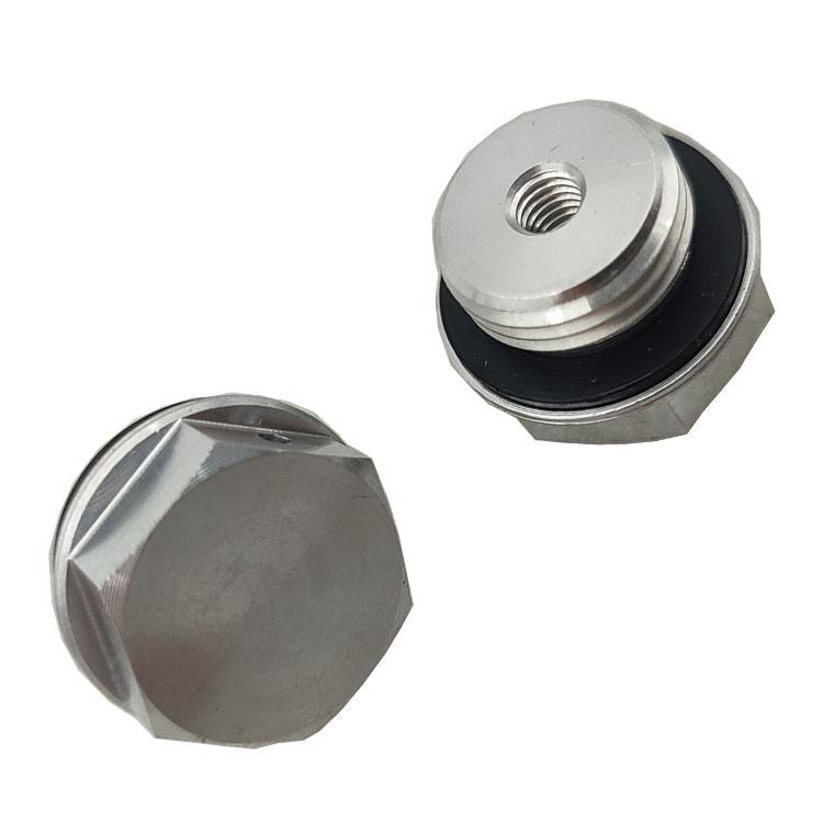 GN741 German Ganter Hydraulic System Accessories Aluminum Alloy Oil Plug and SGR741-1010 Oil Cap Plug