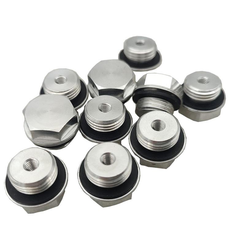 GN741 German Ganter Hydraulic System Accessories Aluminum Alloy Oil Plug and SGR741-1010 Oil Cap Plug